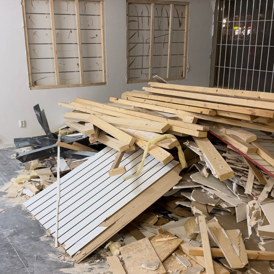 Renovering av vårt nya lager